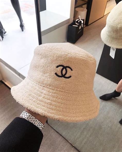 chanel sherpa hat|chanel hats gold and silver.